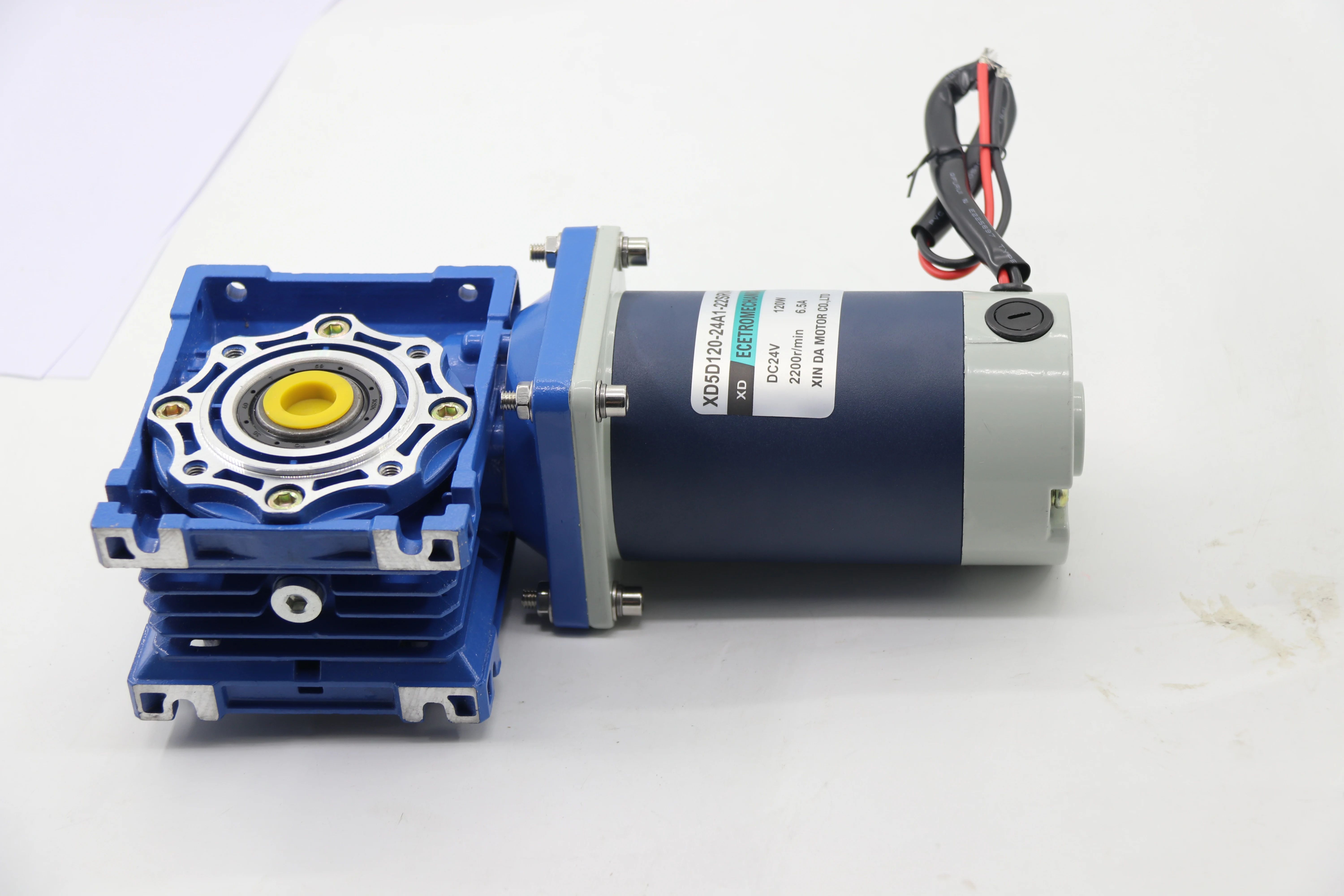 Imagem -05 - Worm Gear Motor com Único Eixo de Saída Rv40 Função de Travamento Automático Velocidade Ajustável cw Ccw Nmrv40 12v 24v 120w dc