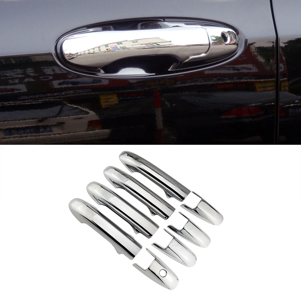 For Honda City 2007-2013 GM2 GM3 Car Exterior Modify Refit Chrome Door Handle Cover Decoration Trim Protection Sticker