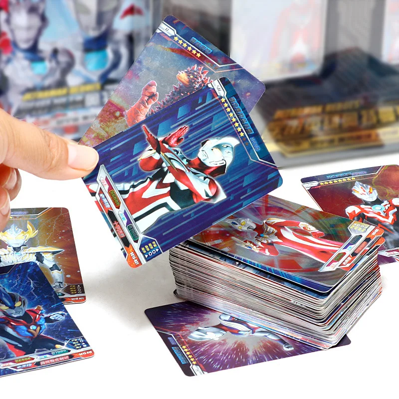 Ultraman Card Letters Paper Card Games Children Anime Peripheral Character Collection Kid's Gift Playing Card Toy