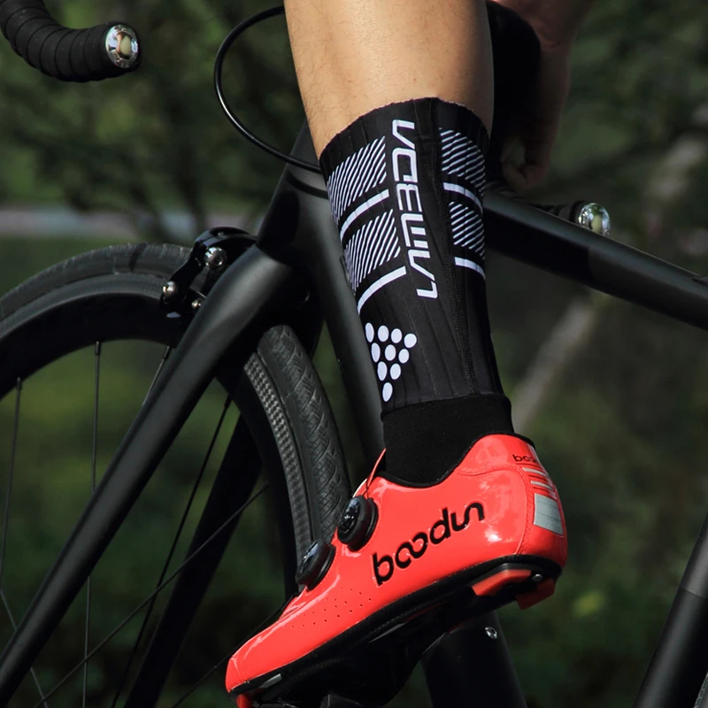 LAMEDA professional cycling socks road bike socks men and women marathon running socks in the tube