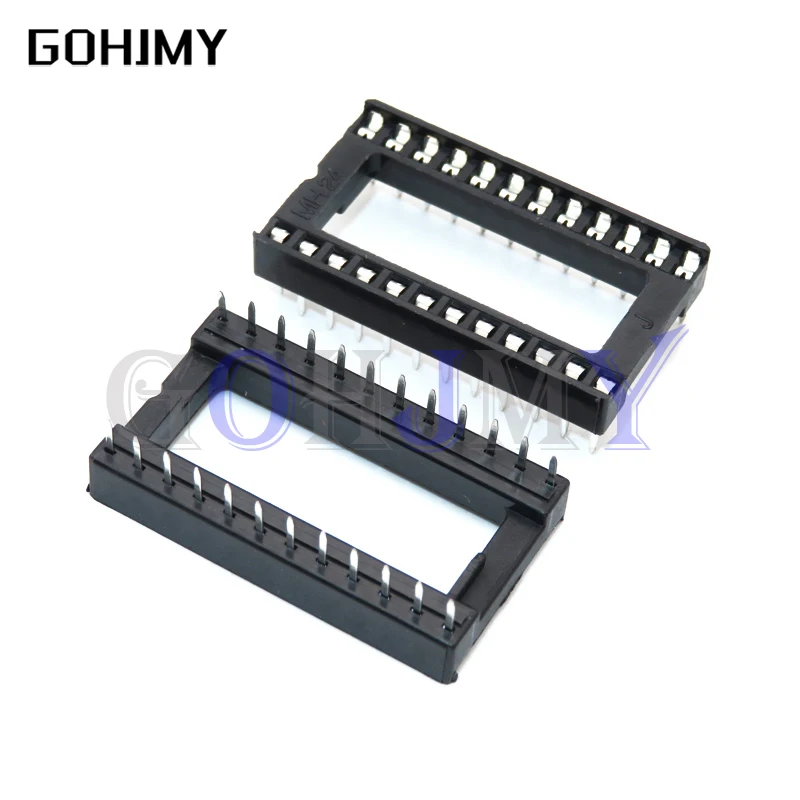 10PCS IC Sockets DIP6 DIP8 DIP14 DIP16 DIP18 DIP20 DIP28 DIP40 pins Connector DIP Socket 6 8 14 16 18 20 24 28 40 pin