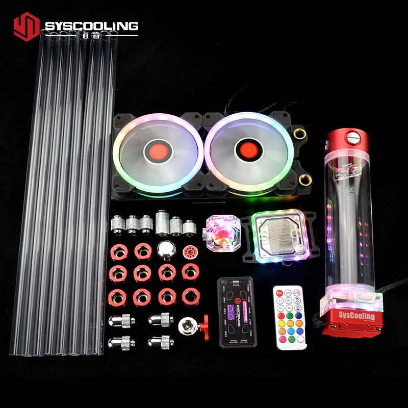 Syscooling PC Water Cooling kit for AMD AM4 ryzen CPU socket 240mm copper radiator RGB support