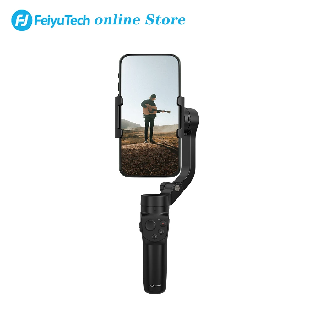 Feiyu Vlog Pocket 2 Handheld Smartphone Gimbal Stabilizer For IPhone HUAWEI Samsung Xiaomi Selfie Stick