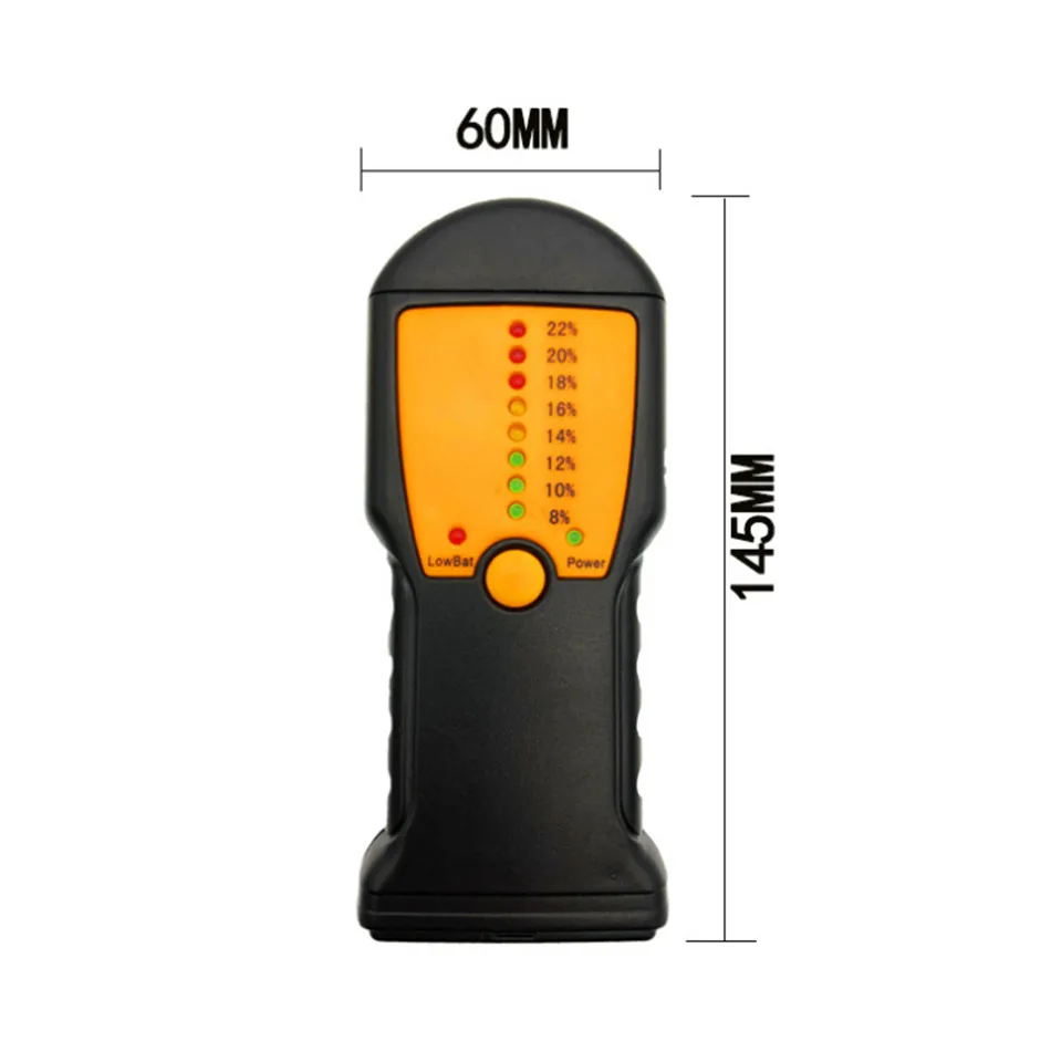 MT210 Độ Ẩm Gỗ Báo LED Nhiệt Ẩm Kế Nội Dung Thử Đo
