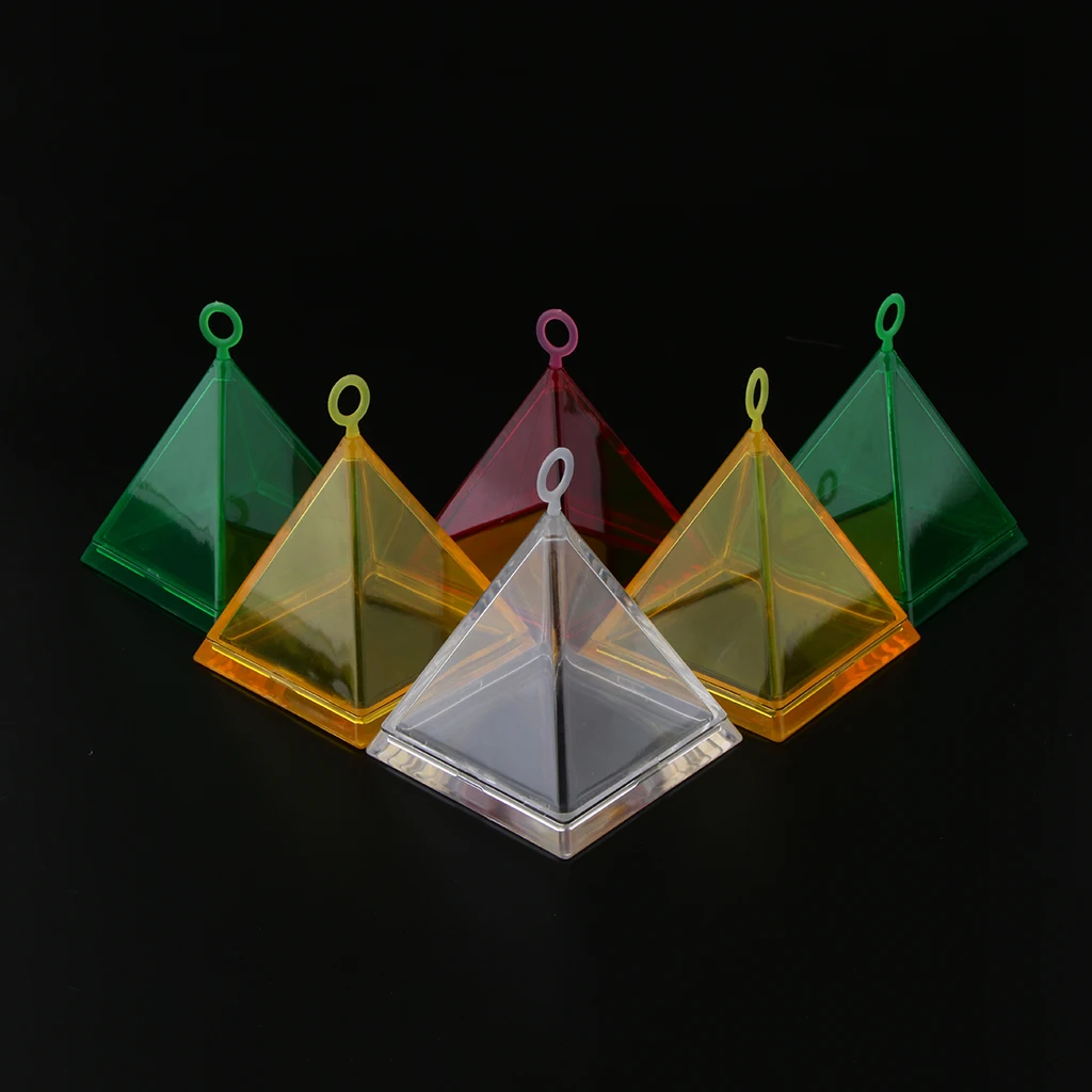 MagiDeal Pack of 6 Helium Balloons Pyramid Pendant Bearing Weight Block Party Supplier