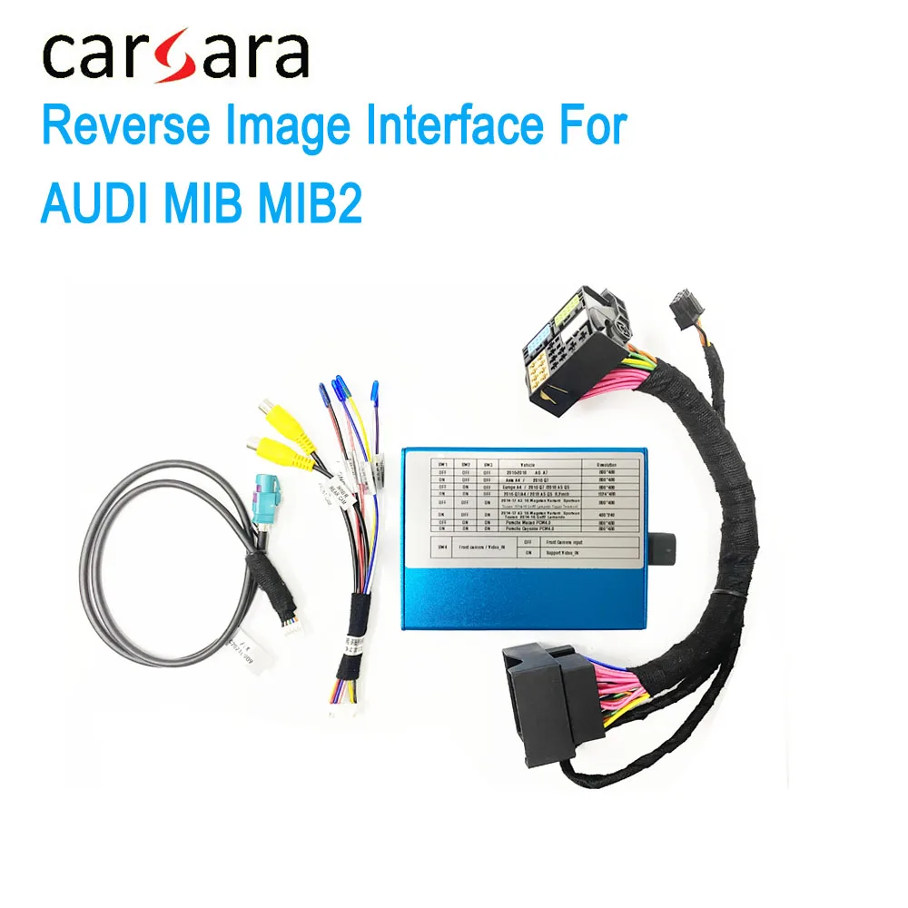 Reverse Image BackUp Camera Video Interface For AUDI MIB MIB2 Porsche PCM4.0 Plug and Play Kit Car iPOS Parking Distance Control