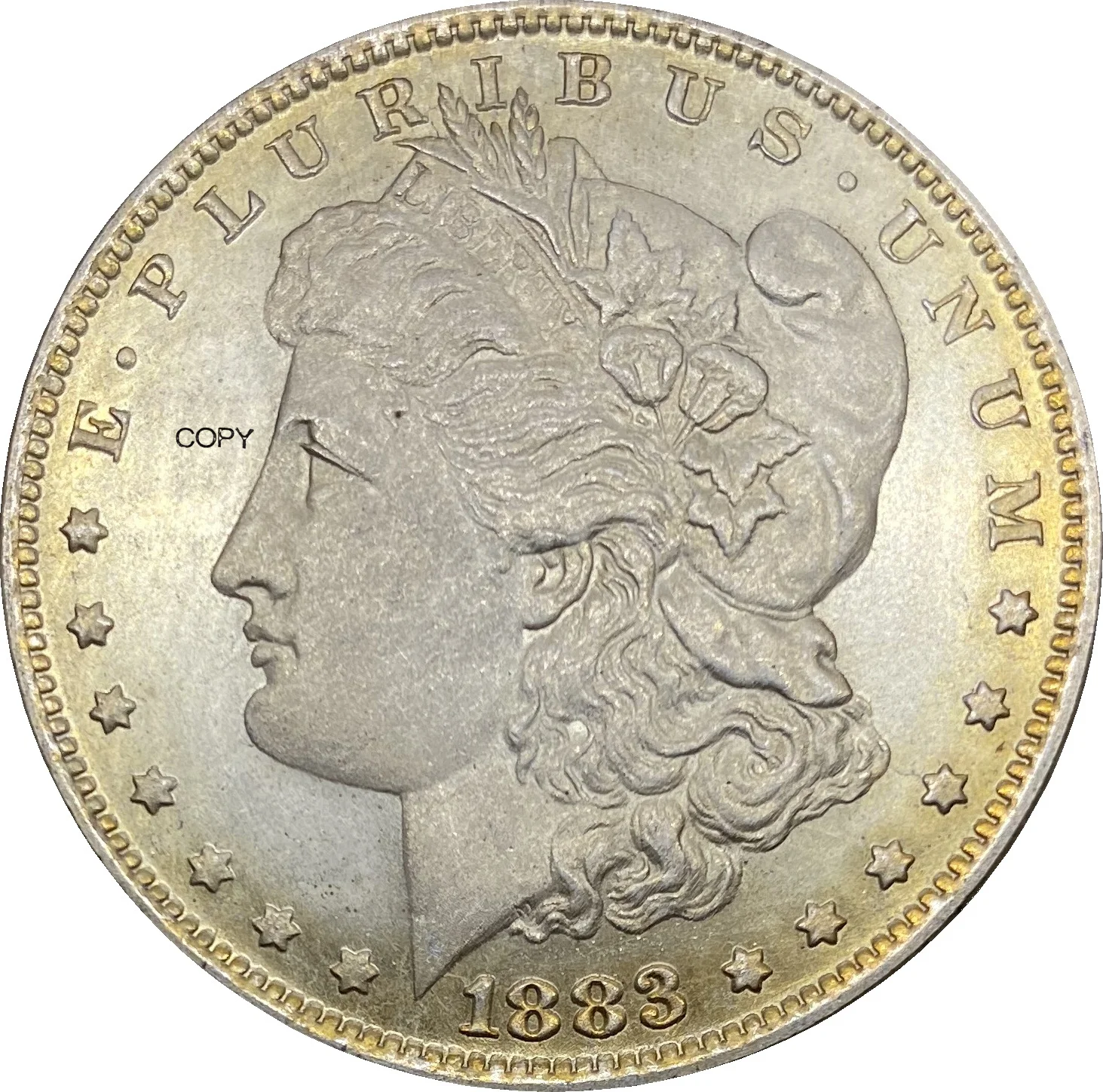 

United States 1883 S Morgan One Dollar US Coin Cupronickel Plated Silver Morgan Silver Dollor Coins