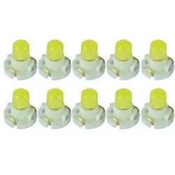 10pcs T3 COB 12V T4.2 COB T4.7 Car LED Instrument Lights Dashboard Indicator Light Bulbs DC Panel Lamp