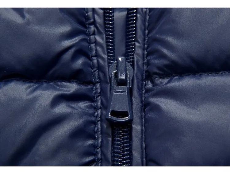 2026 Men's Lightweight Warm Coat, Winter Parkas Jacket Royal Blue Black Gray Red Green Male Light and Thin Coats