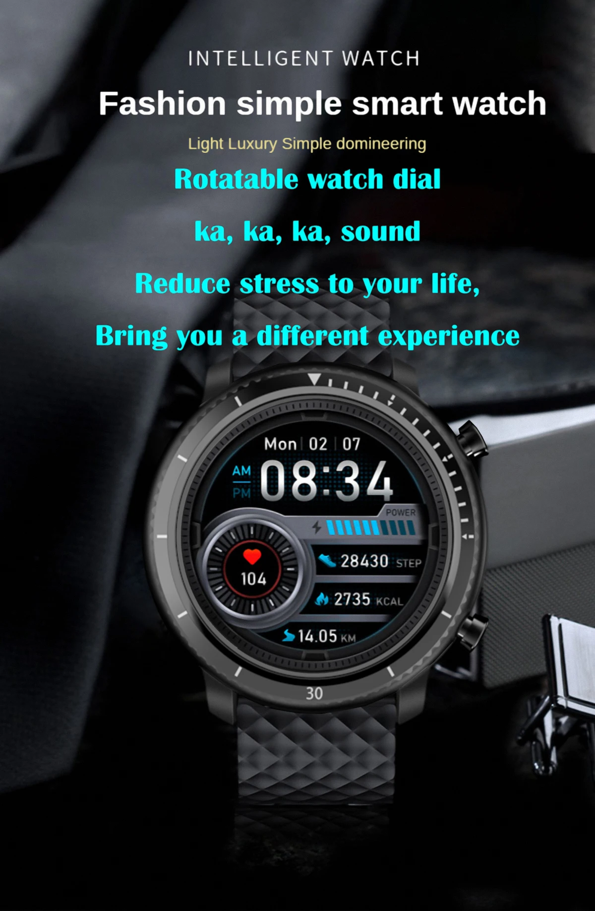 P20 Smart Uhr Männer Rotierenden Zifferblatt Sport Fitness Uhren Für Männer Herz Rate Monitor Smartwatch Wasserdichte 2021 Neue