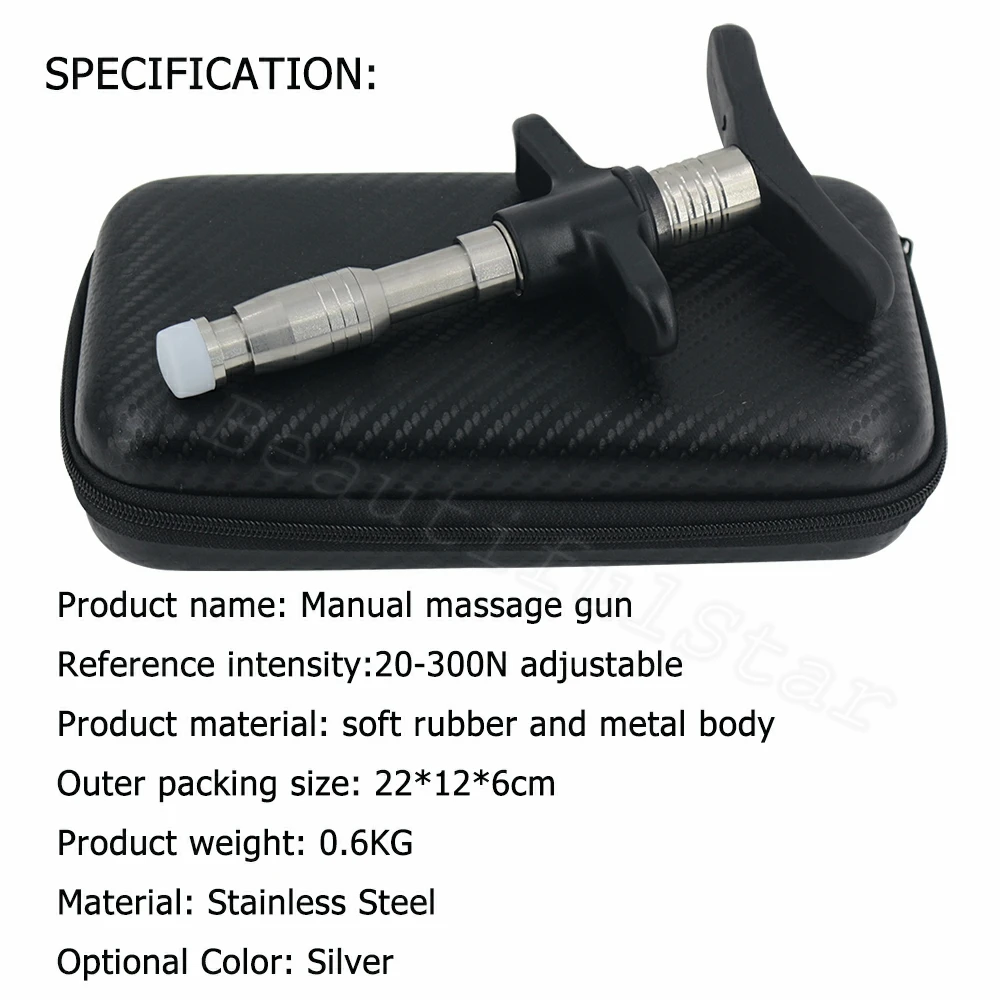 Manual Chiropractic Activator Gun Adjusting Therapy Adjustable Spine Adjustment Correction Tools Massage Health Care Manual Gun