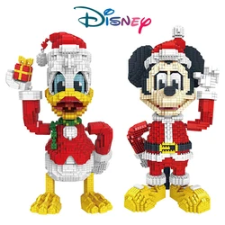 New 3800 pcs+ Disney Mickey Mouse Mini Blocks Big size Cute Cartoon Mickey Donald Duck Model Building Anime Toy Christmas gift