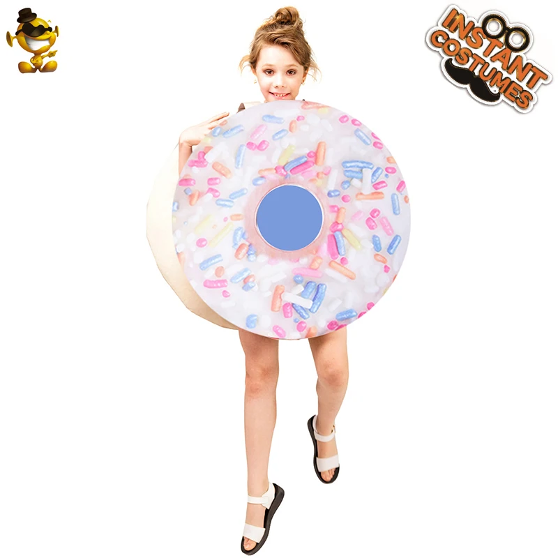 

Donut Food Costume Fancy Jumpsuit Cosplay Outfits Clothing Halloween Party Holiday