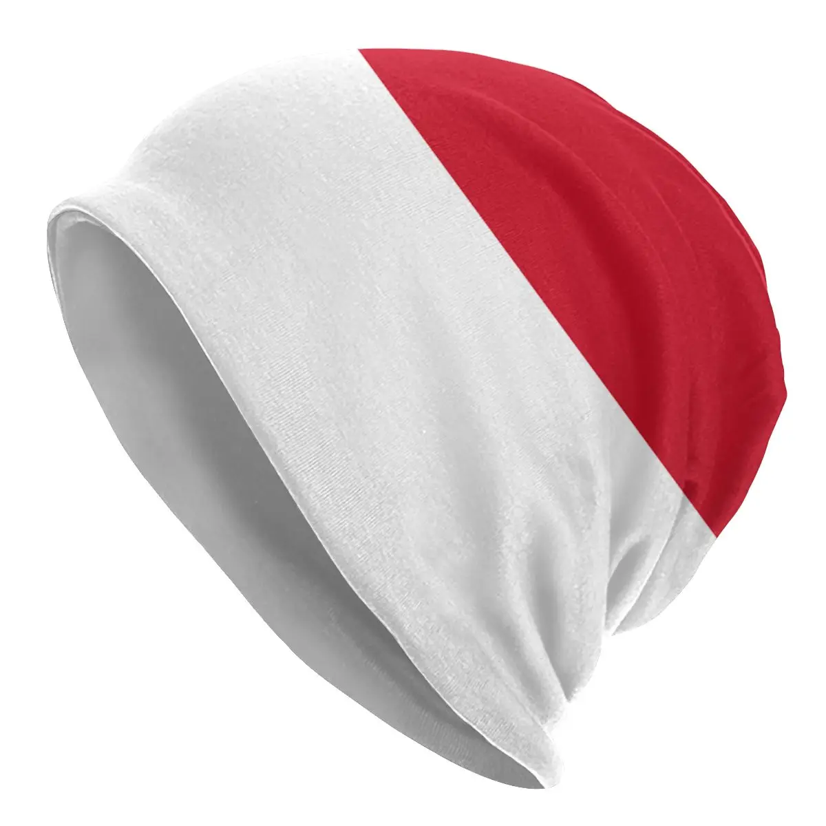 Indonesia Indonesian Flag Bonnet Hats Knit Hat Fashion Autumn Winter Outdoor Skullies Beanies Hat Unisex Adult Warm Dual-use Cap