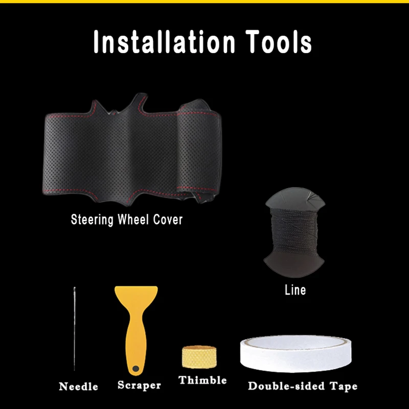 جديلة سيارة مخصصة على غطاء عجلة القيادة لكزس ES250 ES300h GS250 GS300h RX270 RX350 اكسسوارات السيارات الداخلية التصميم