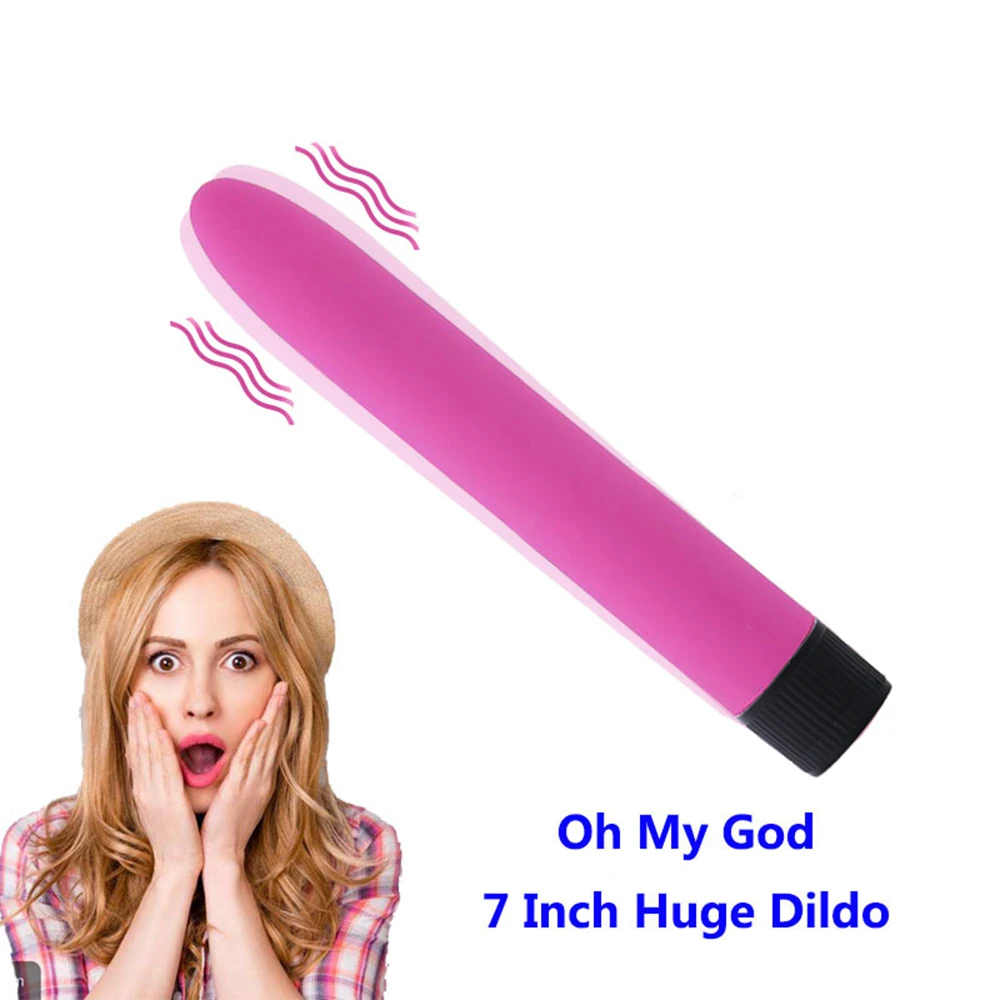 7 Inch Huge Dildo Vibrator For Women G-spot Clitoris Stimulator Bullet Vibrators female Masturbate Intimate Big Penis sex toys