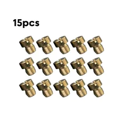 15pcs Main Jet 60-130 Set Carburetor Accessories For Dellorto PHNL Carburetors VHS-MIKUNI 12mm-17.5mm Carburettors With M6 Jets