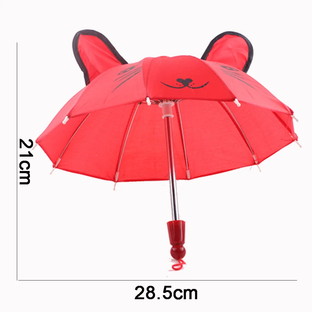 Colorful Doll Sun Umbrella Fit 18 Inch American&43 Cm Born Baby Doll Clothes Accessories Our Generation Girl\'s Russian DIY Toys