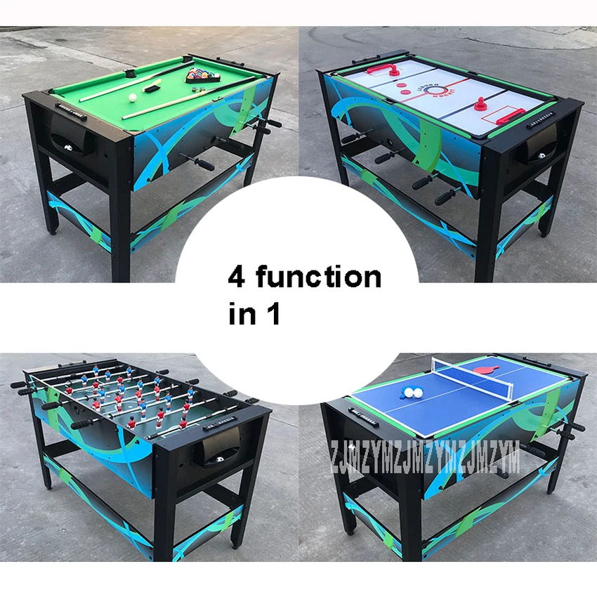 

4 Function in 1 Table Set Billiard/Ice Hockey/Football/Table Tennis Table Indoor Sport Game Leisure Multifunctional Table