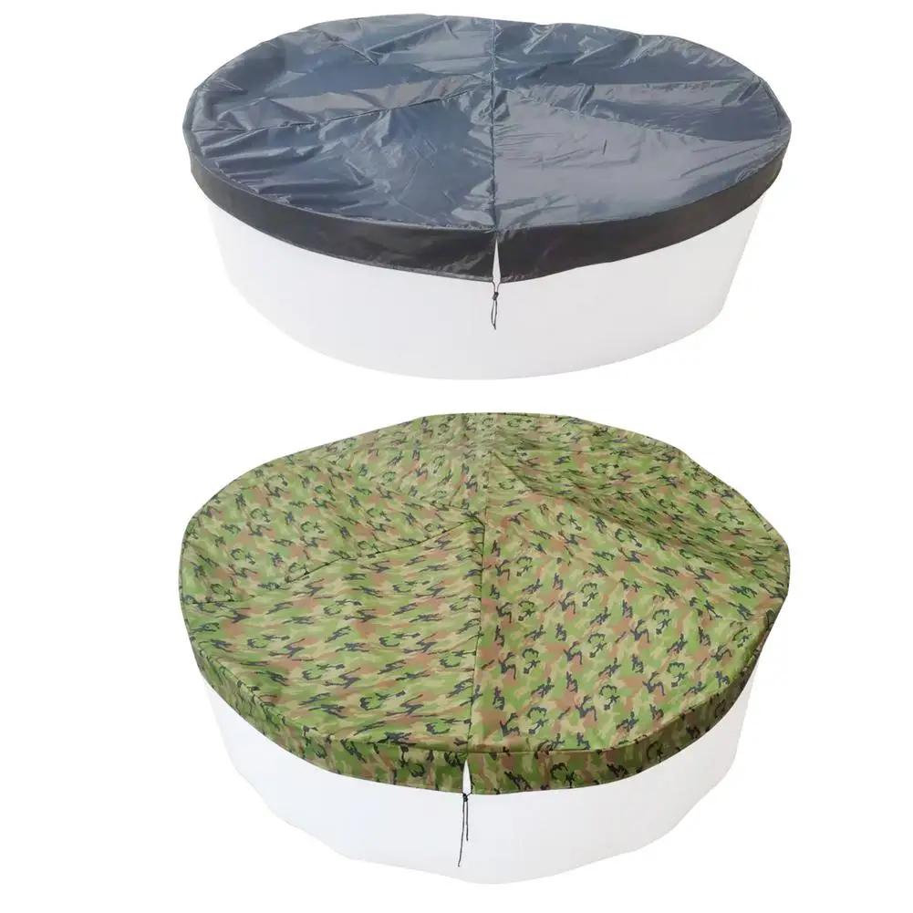 

Foldable Round Swimming Pool Cover 366cm 305cm 240cm Insulated Pool Oxford Cloth Protector Garden Tub Accessories Drop Shipping