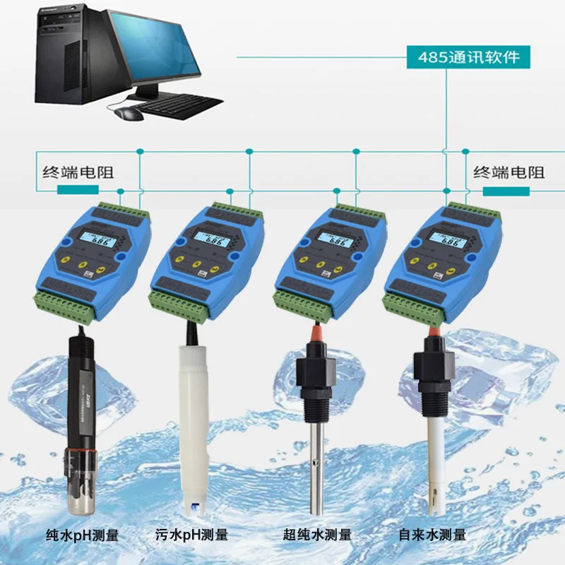 Imagem -04 - Condutividade Transmissor Condutividade Sensor Condutividade Medidor ph Controller ce Tds Bsq2023