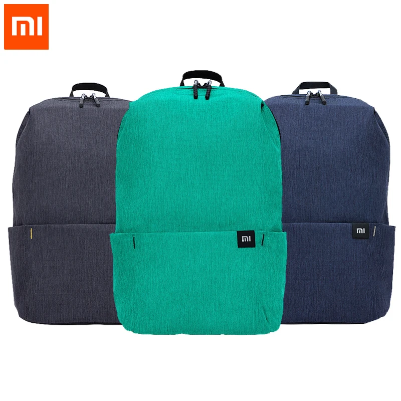 Original Xiaomi Color Small Back Mi pack Big Capacity Anti-Water Bag Mi Many Color Lovers Couple  pack For Student Younth Man