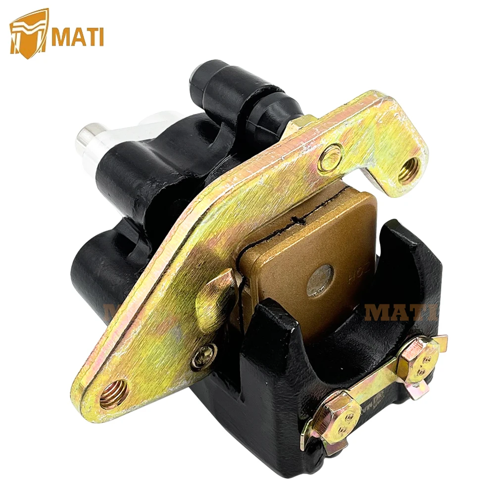 Rear Brake Caliper with Pads for Yamaha ATV YFZ450 2004-2005 5TG-2580W-00-00 without Parking Brake