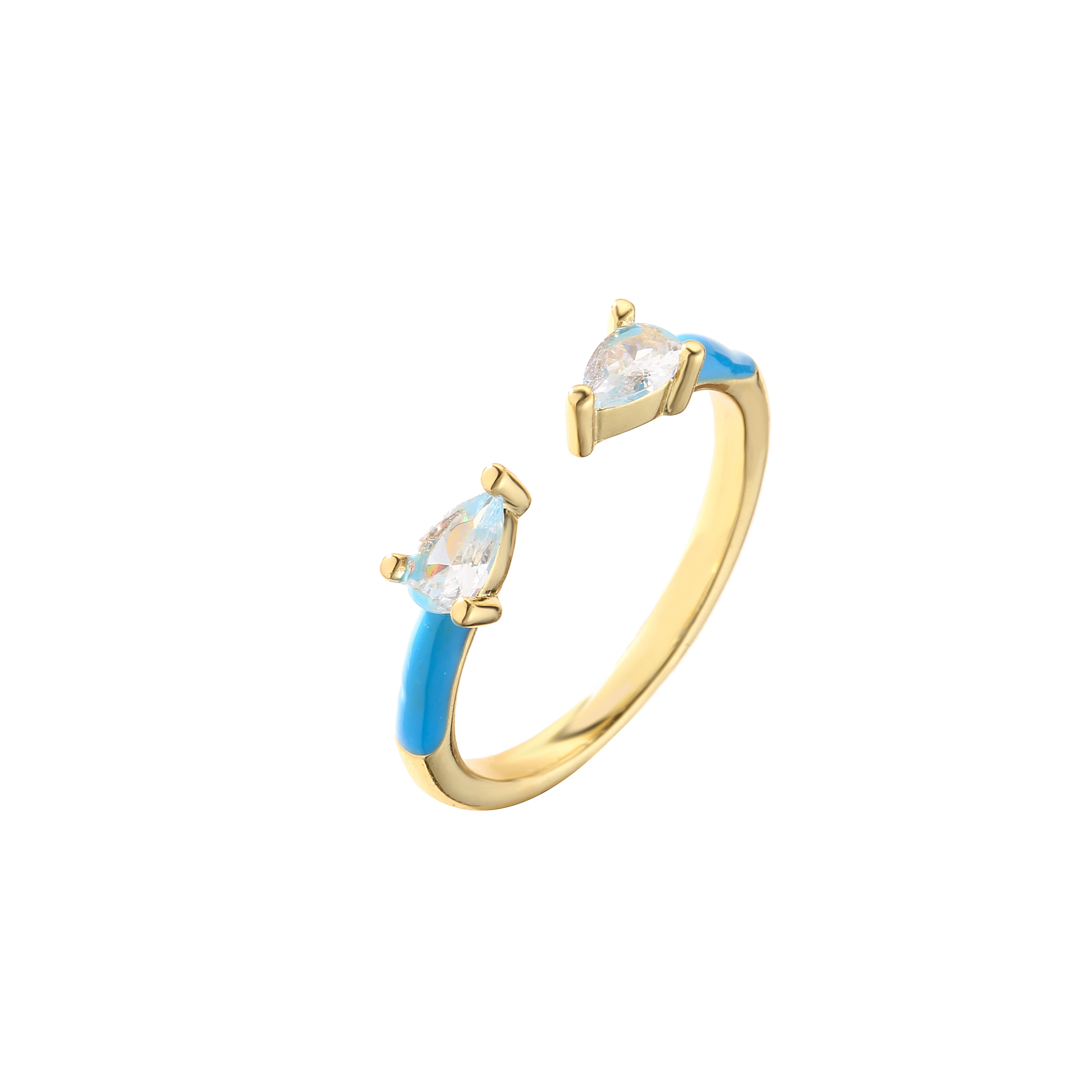 HECHENG,Female Zircon Ring ,Colorful Ring Wedding Jewelry ,Multicolor Fashion Circle Party Accessories