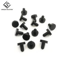 High Temp Soft Solid Silicone Rubber seal plugs molded glass dropper bottle cap Accessories 3.7 3.8 3.9 4.0 MM 4.0mm 4mm hole