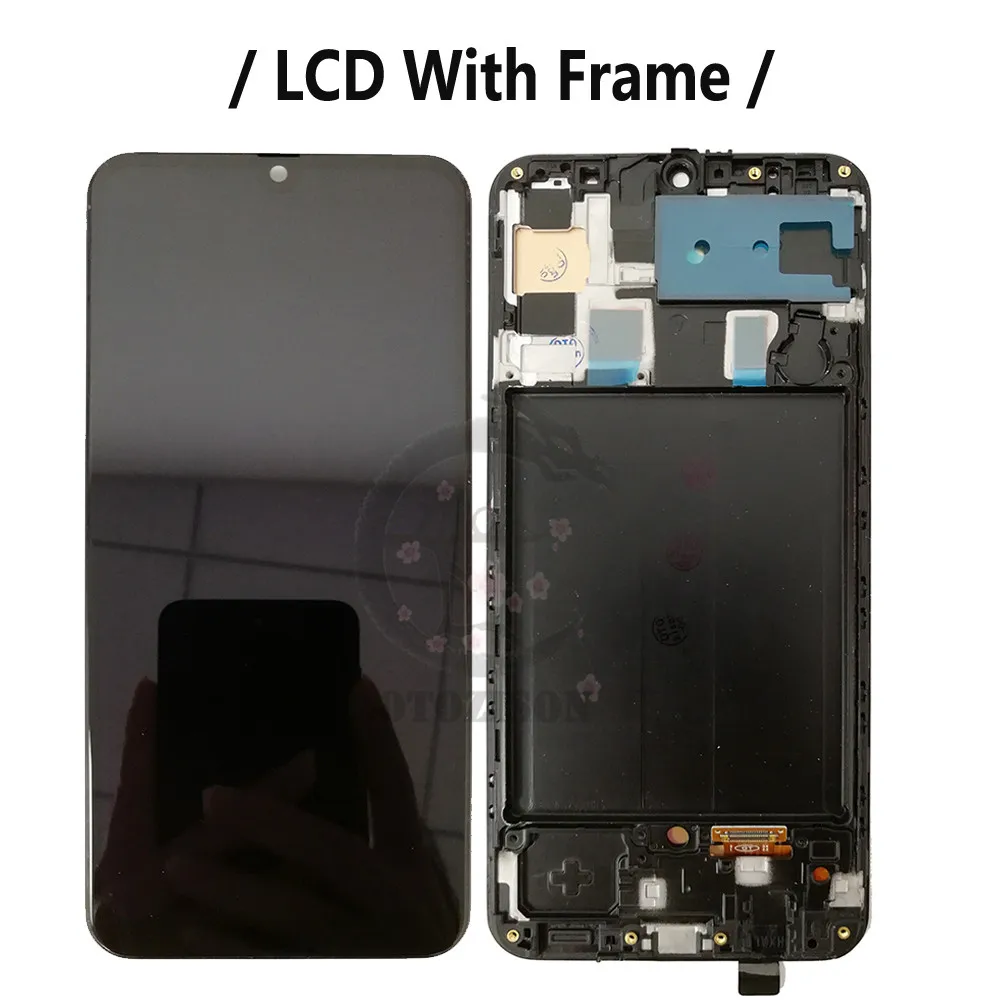 AMOLED For Samsung Galaxy A50s 2019 LCD Display A507 LCD A507FN With Frame SM-A507F/DS A5070 LCD Screen Touch Digitizer Assembly