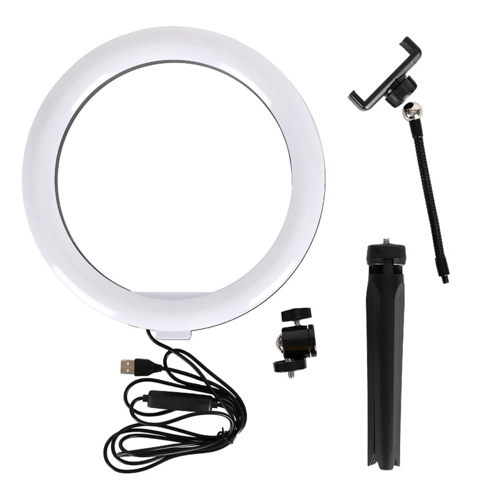 Selfie pierścień oświetleniowy ledowy Flash Fill Clip Camera Fill Light Beauty lampa przenośny pierścień lekki statyw pulpit fotografia rekwizyty telefon