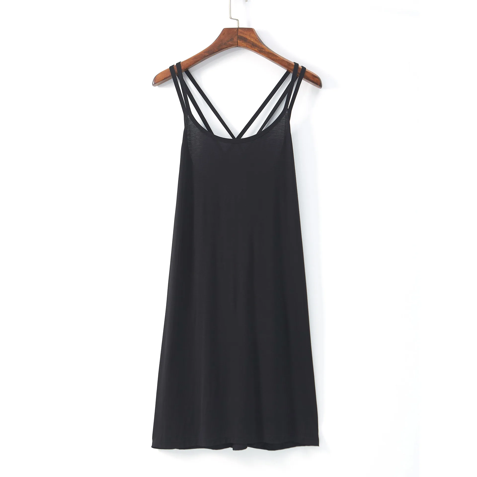 PLUS SIZE 4XL 5XL 6XL 7XL Modal Nightgown Women Sexy Spaghetti Strap Nightdress Soft Casual Sleepwear Bathrobe Summer Nightwear
