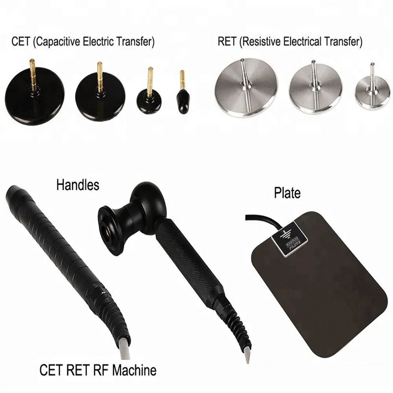 HighFrequency Heating skincare face/body massager tecar diathermy monopolar radiofrequency tecar physio/therapy ablation machine