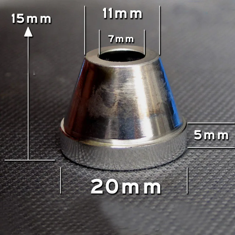 S5 20mm Aluminum Smooth Reflector Flashlight Reflective Cup Reflector Bow