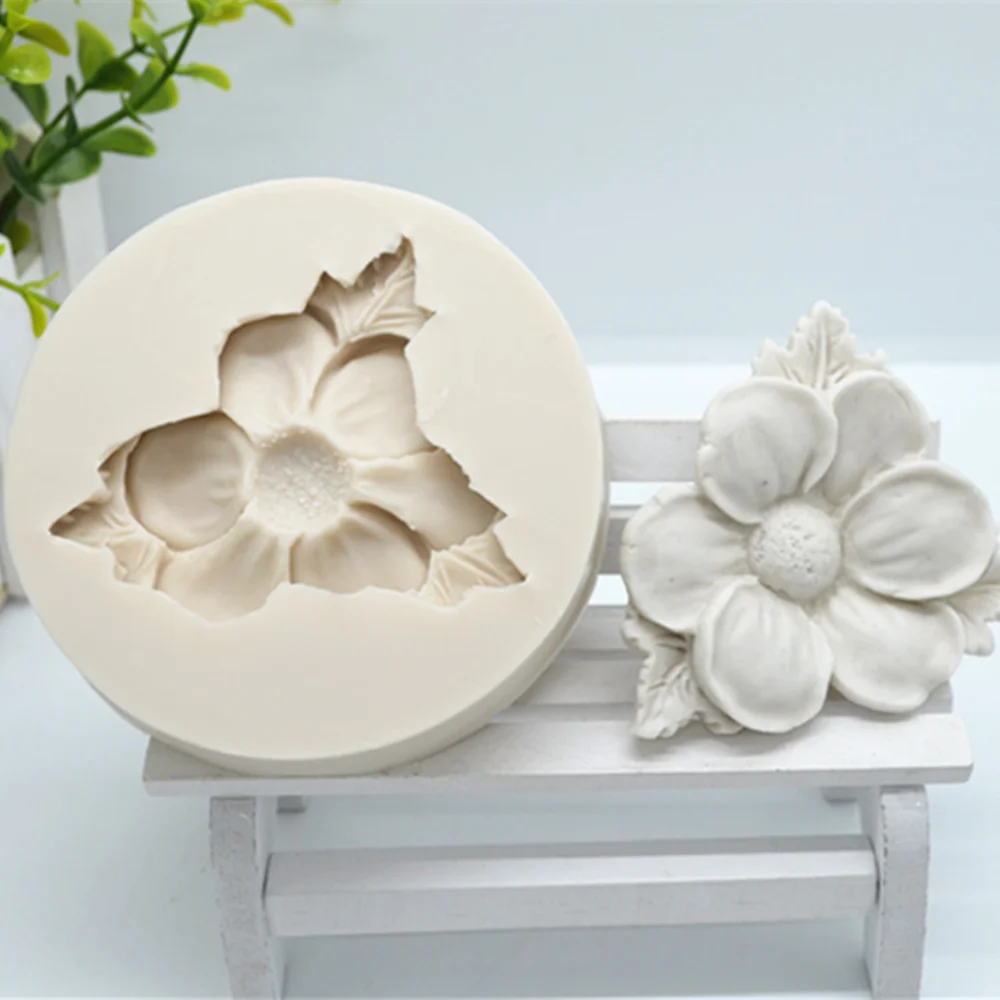 Luyou 1pcs Flower Silicone Resin Molds Cake Tools Fondant Molds Cake Decorating Tools Pastry Kitchen Baking Accessories