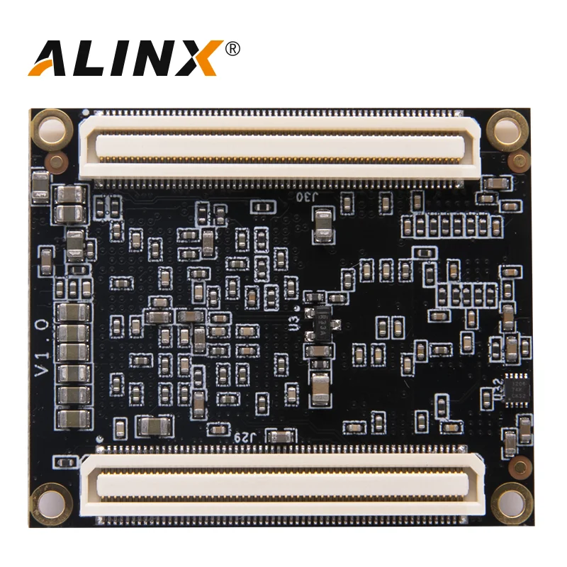 Alinx soms ac7z010 ac7z020: xilinx Zynq-7000 soc xc7z010 xc7z020 arm 7010 7020 sistema de placa fpga no módulo