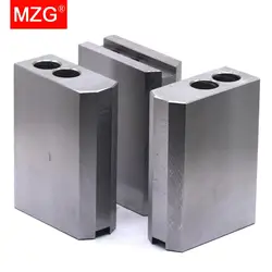 MZG 8 inch 50 60 70 80 mm Heighth Hollow Soft Jaw for CNC Lathe Boring Holders Cutting Tool Hole Machining