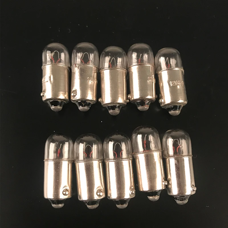 10 قطعة لمبة سيارة 12V 24V T5 T6.5 T8.5 T10 T13 T15 T20 السيارات العلوي عالية منخفضة الشعاع الذيل النهار رونينغ الأبيض لمبات #4
