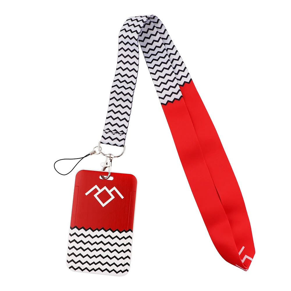 

P4094 Dongmanli Twin Peaks TV Show Lanyard Badge ID Lanyards/ Mobile Phone Rope/ Key Lanyard Neck Straps Accessories