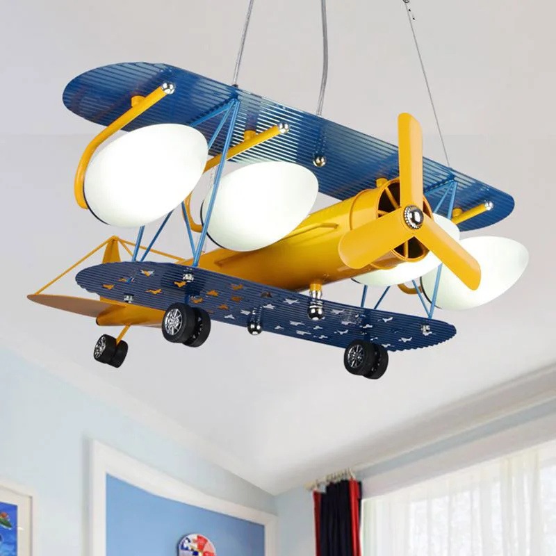 Imagem -02 - Luz Pingente de Avião do Miúdo Conduziu a Iluminação de Suspensão para o Quarto das Crianças Kindergartenkidslamp Lâmpada 2023