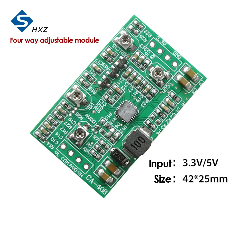 CA 508 12v Boost modulo bordo CA-508 LCD TCON bordo VGL VGH VCOM.AVDD 4 regolabile