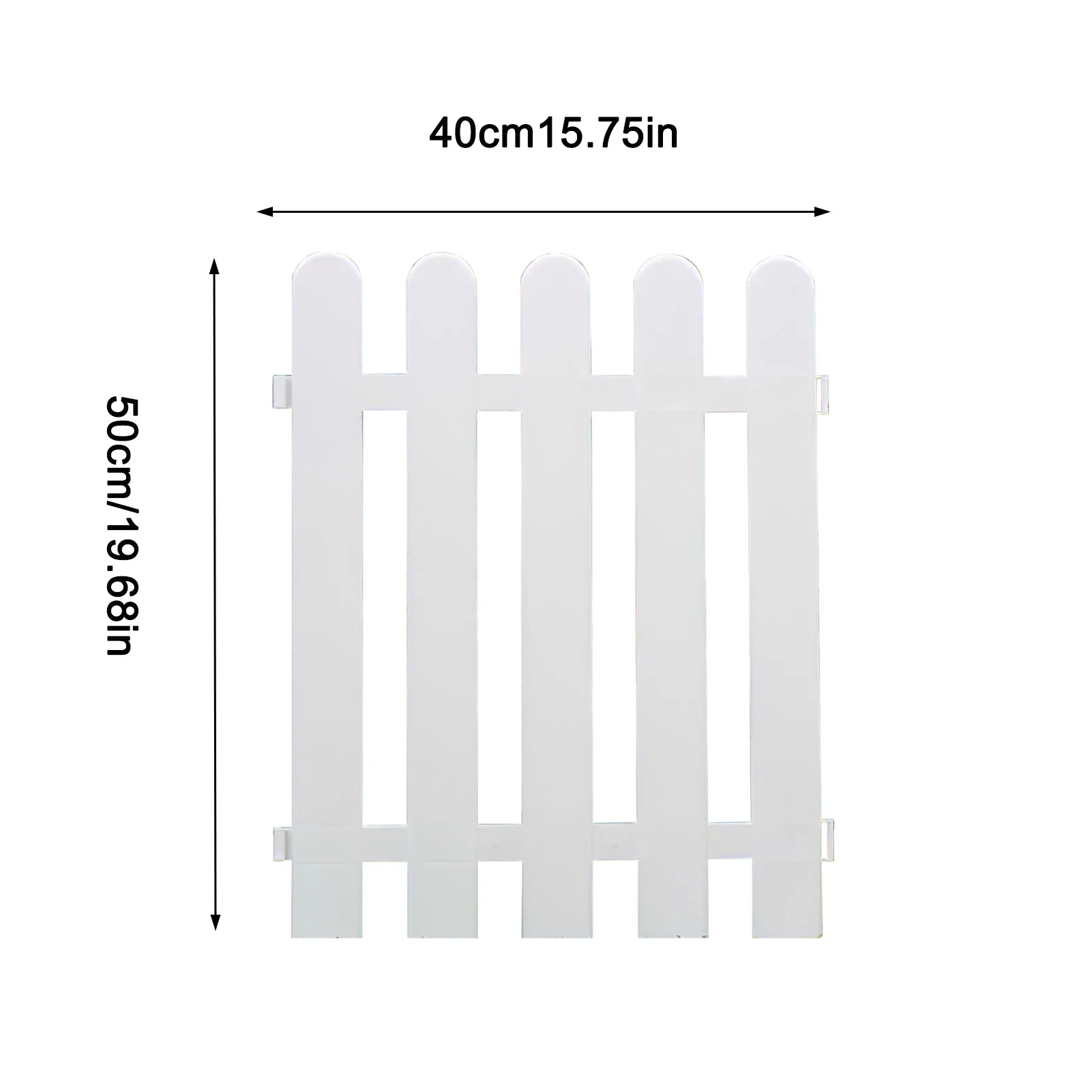 5PCS Ogrodzenie ogrodowe Plastikowa zdejmowana dekoracja ślubna Biały ogrodnictwo Balkon Architektura krajobrazu Dekoracja ogrodu na zewnątrz