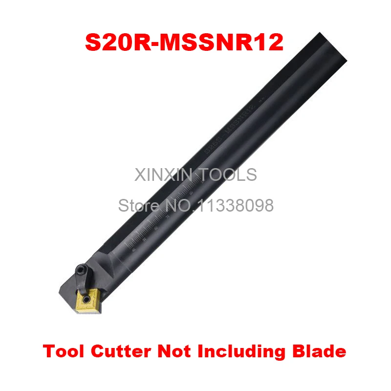 S20R-MSSNR12 20mm 45degree Lathe Cutting Tools CNC Turning Tool Machine Tools Internal Metal Lathe Tool Boring Bar MSSNR/L