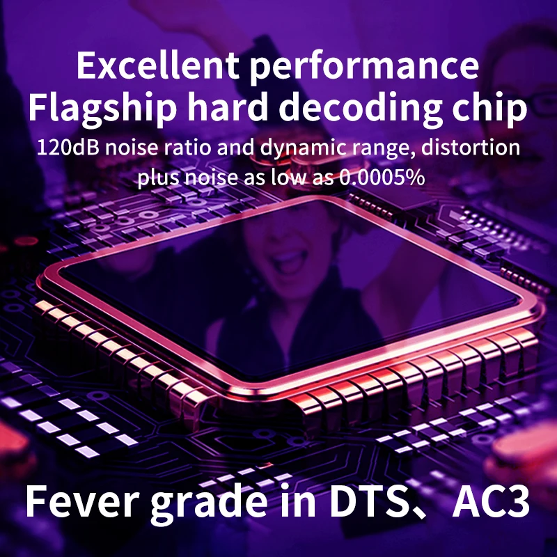 DA720 5.1CH محلل شفرة سمعي سماعة لاسلكية تعمل بالبلوتوث 5.0 استقبال DTS AC3 محول بصري محوري U اللعب PC-USB محول التحكم عن بعد