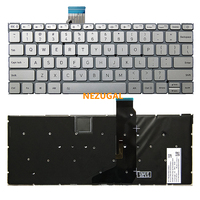 US Keyboard for Xiaomi air 12.5 keyboard silver English 9Z.ND6BV.001 NSK-Y10BV with backlight backlit