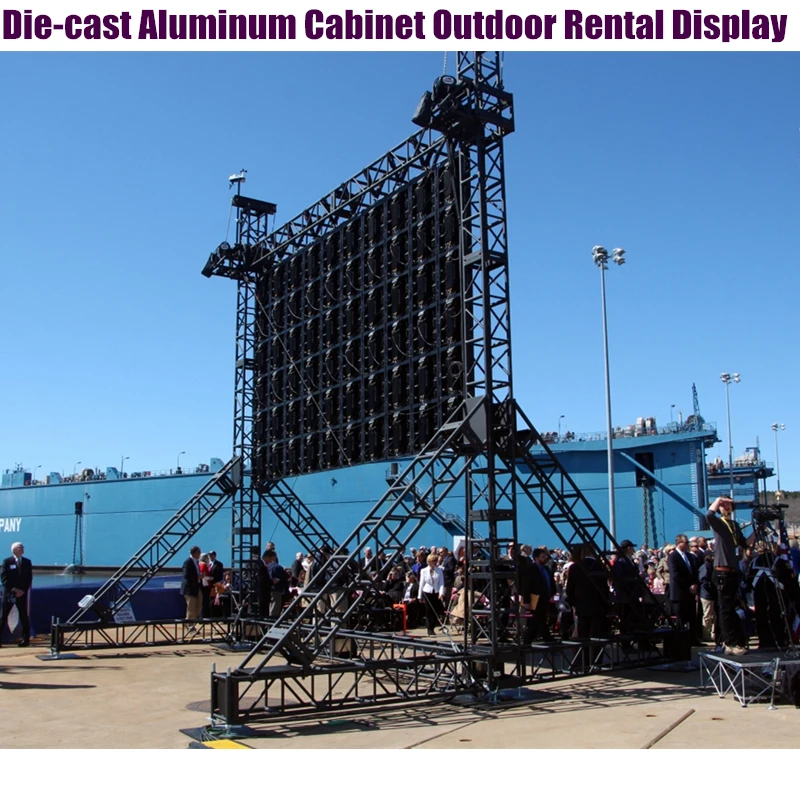 Led Digitale Teken Verhuur P6 576X576Mm Full Color Rgb Smd Waterdichte Outdoor Led Display