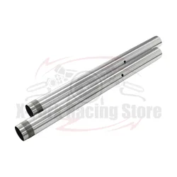 Front Fork Pipes Inner Tubes Silver Pair For Yamaha FZ8 2011-2015 2012 2013 2014 39P-23110-00-00 43x535mm