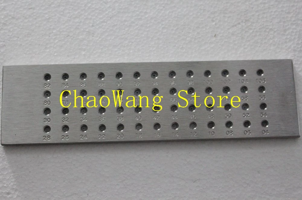 0.04-0.80mm Small Round Drawplate Jewelry Making Draw Plate