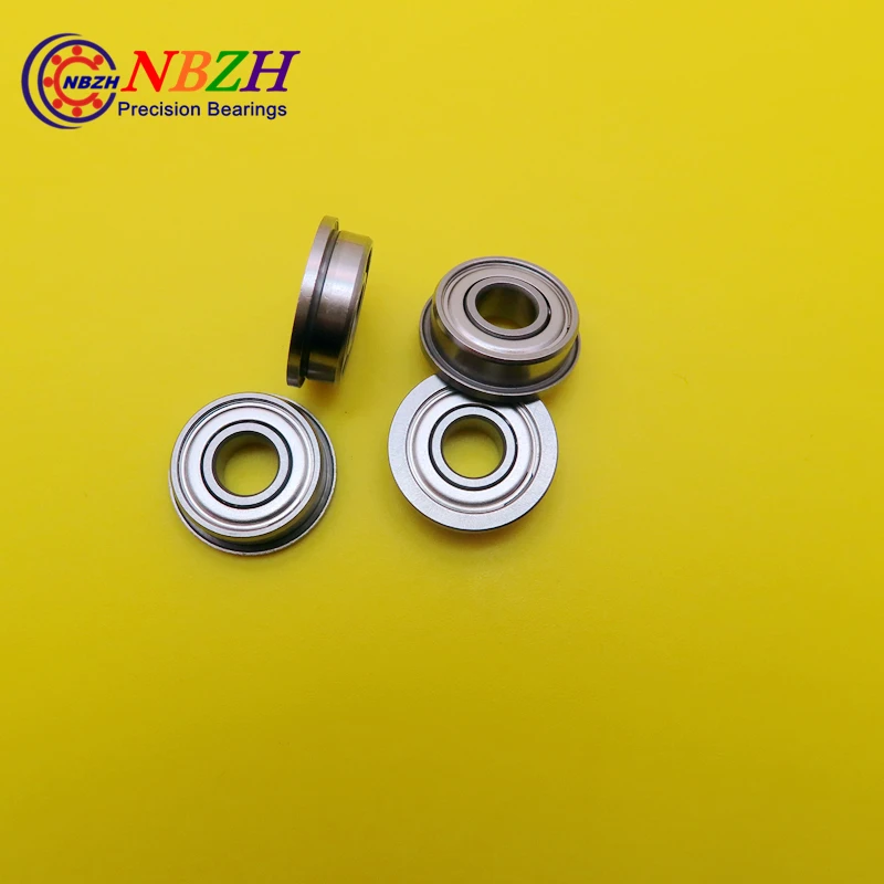 NBZH Bearing10pcs F696ZZ F696 DDRF-1560ZZ RF-1560ZZ Deep Groove Ball Bearing 6*15*17*5*1.2mm Miniature Bearing With Flange