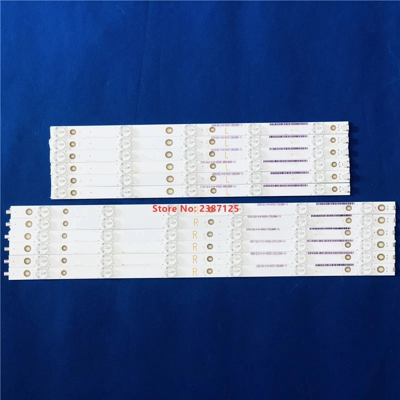 

LED Backlight Strip For LB48007 LB48015 V1 V0_00 GJ-2K15-D2P5-480-D611-V3 48E5CHR Le48d1452/20 48PFG5000 48PFG5100 48PFT5500/12